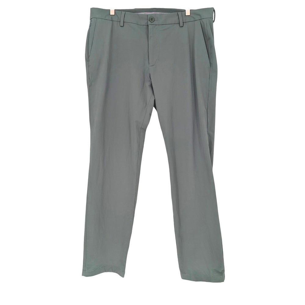 Vineyard Vines On-The-Go Pant Mens 36x32 Sage Green OTG Stretch Chino Peformance
